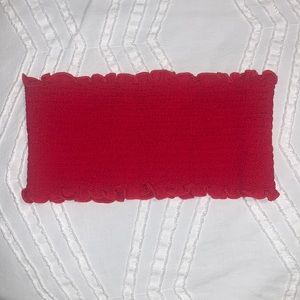 Red Bandeau Top